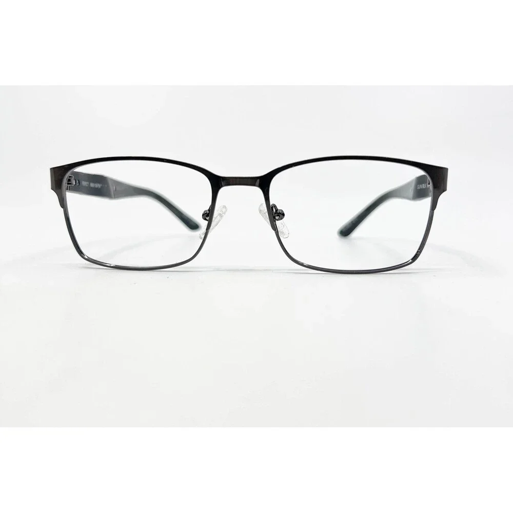 Respect Eyeglasses Gunmetal Black Rectangular Frames 54-18-143 66619797 54mm